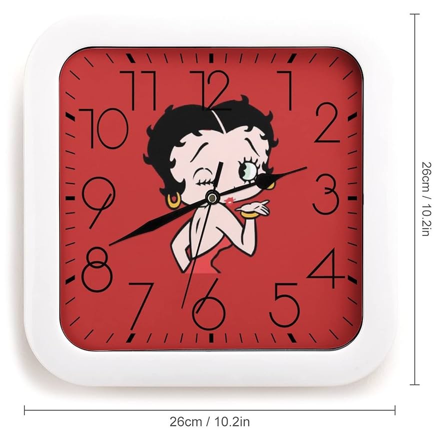 ベティ・ブープ 時計 Amazon.co.jp: ベティちゃん ベティ ブープ 掛け時計 静音 連続